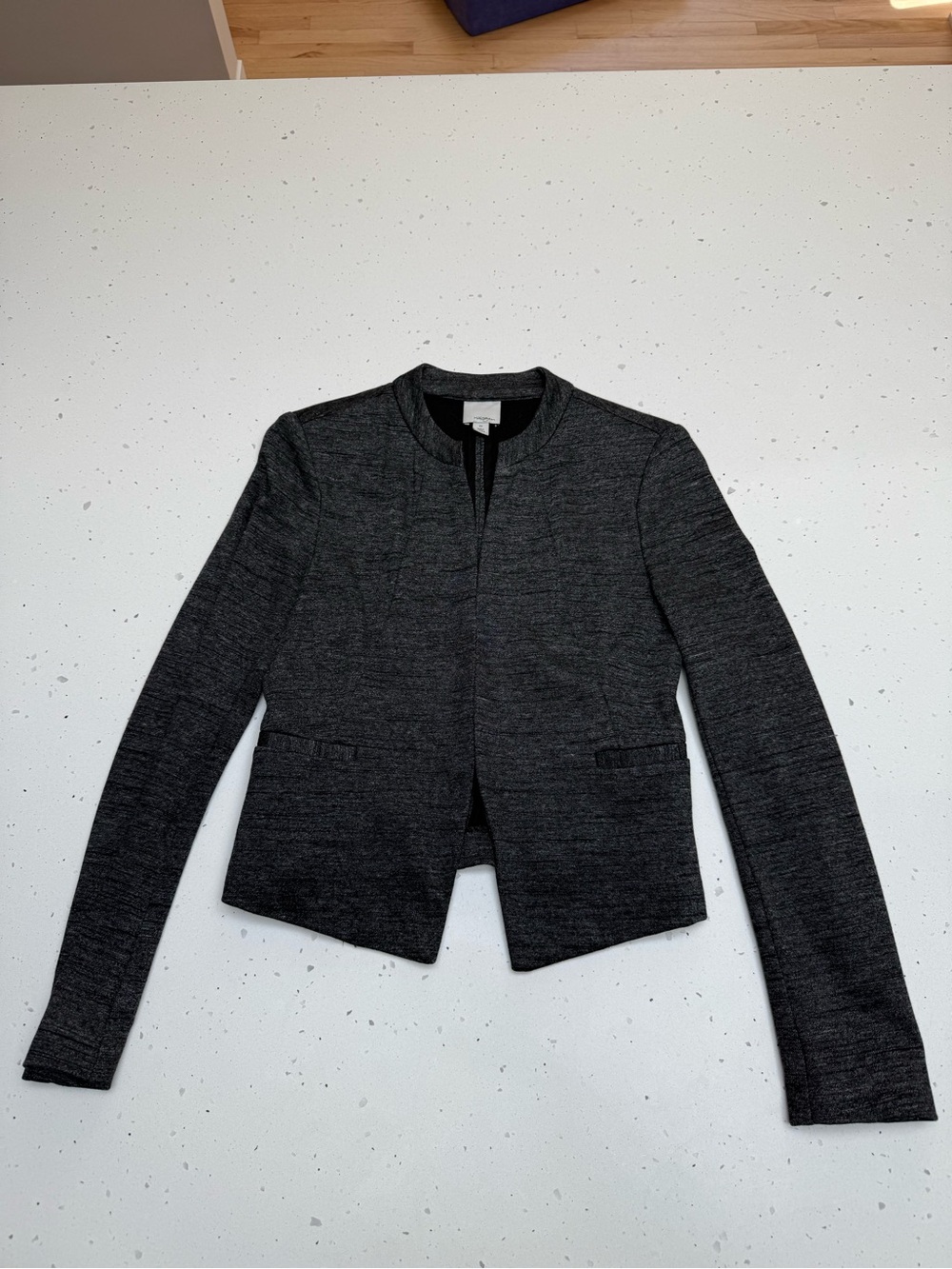 Halogen Black Unstructured Knit Blazer XS